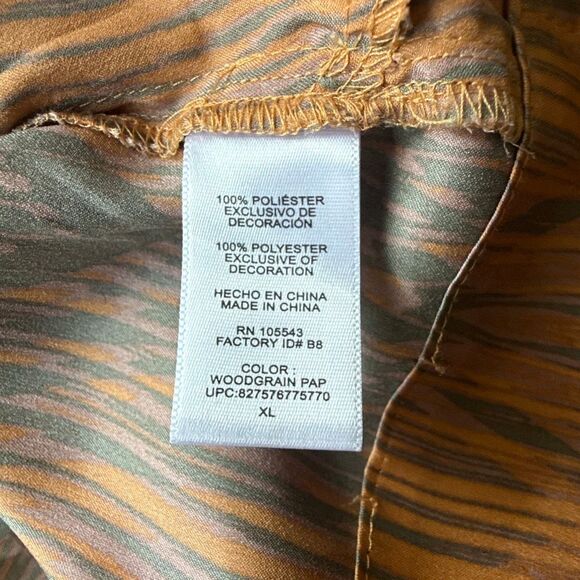 Derek Lam for Design Nation bubble hem mini dress size XL sleeveless peach gray - Picture 12 of 13